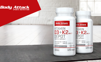 Vitamin D3 + Κ2 Depot (Body Attack)