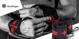 Red Line Wrist Wraps by Harbinger