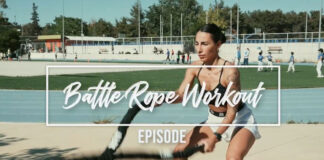 Battle Rope excercises με την Πωλίνα Τριγωνίδου.
