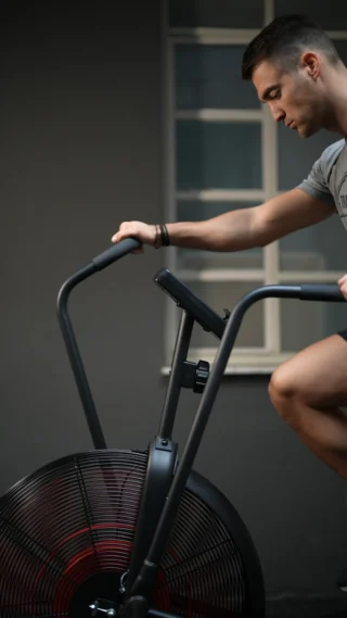 AIR BIKE από την X-FIT.
Για μια πραγματικά έντονη cardio προπόνηση στο σπίτι. 
Με παράλληλη κίνηση χεριών και ποδιών, όσο αυξάνεις την ταχύτητα αυξάνει και η αντίσταση! 
@kostaslogdanidis